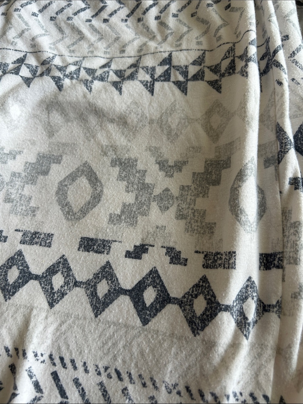 Victoria's Secret White and Black Geo-Print Pajama Pants - Picture 2 of 3
